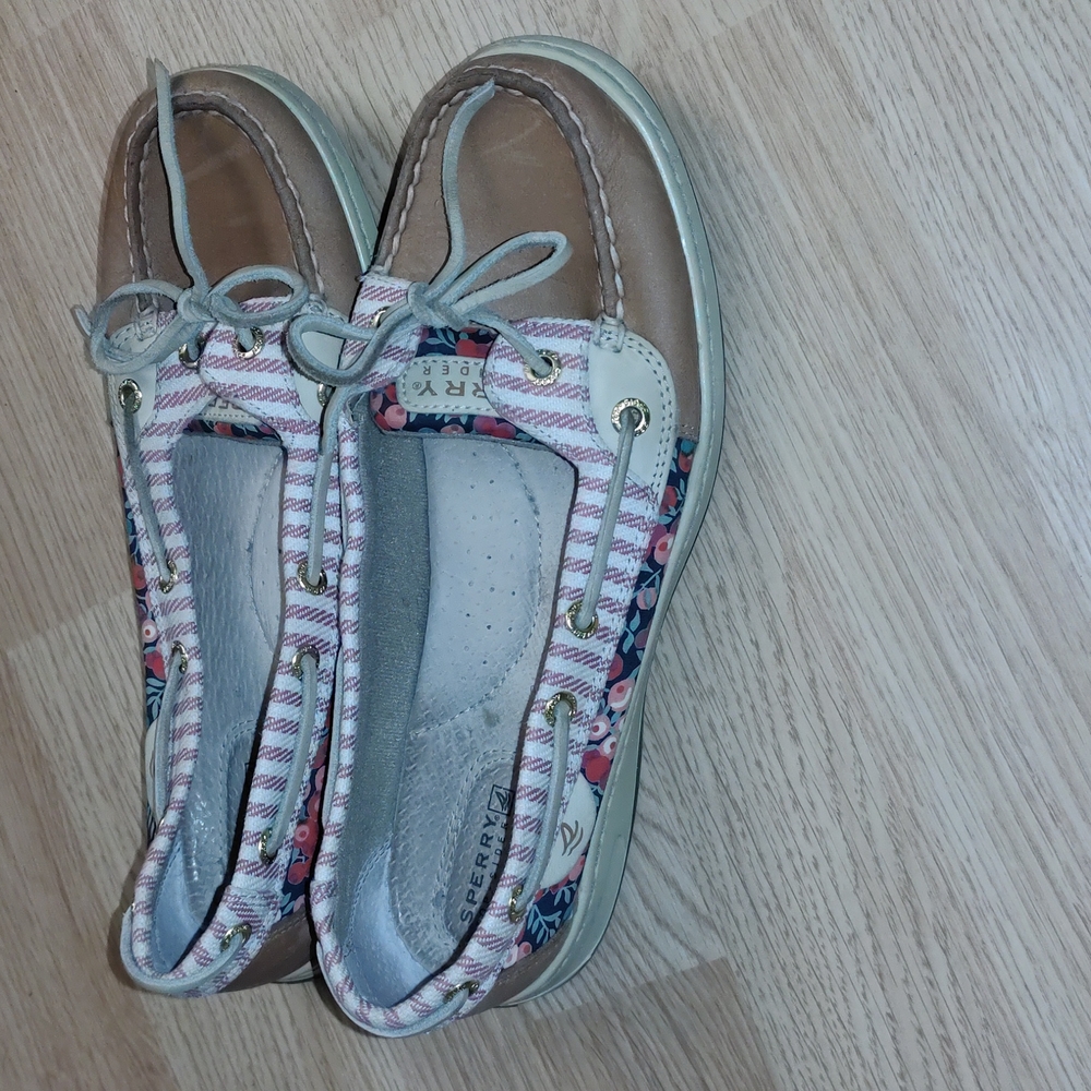 Sperry Top-Siders Angelfish Liberty Floral. Leather Comfy - Picture 4 of 9